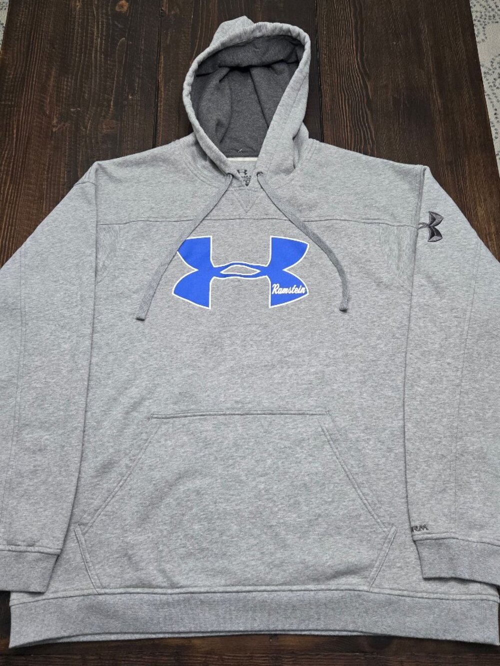 Under Armour Storm ColdGear Hoodie Mens 2XL Gray Sweatshirt NWOT